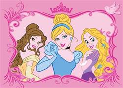 A Disney Prinsesser med juveler ved 3 prinsesser